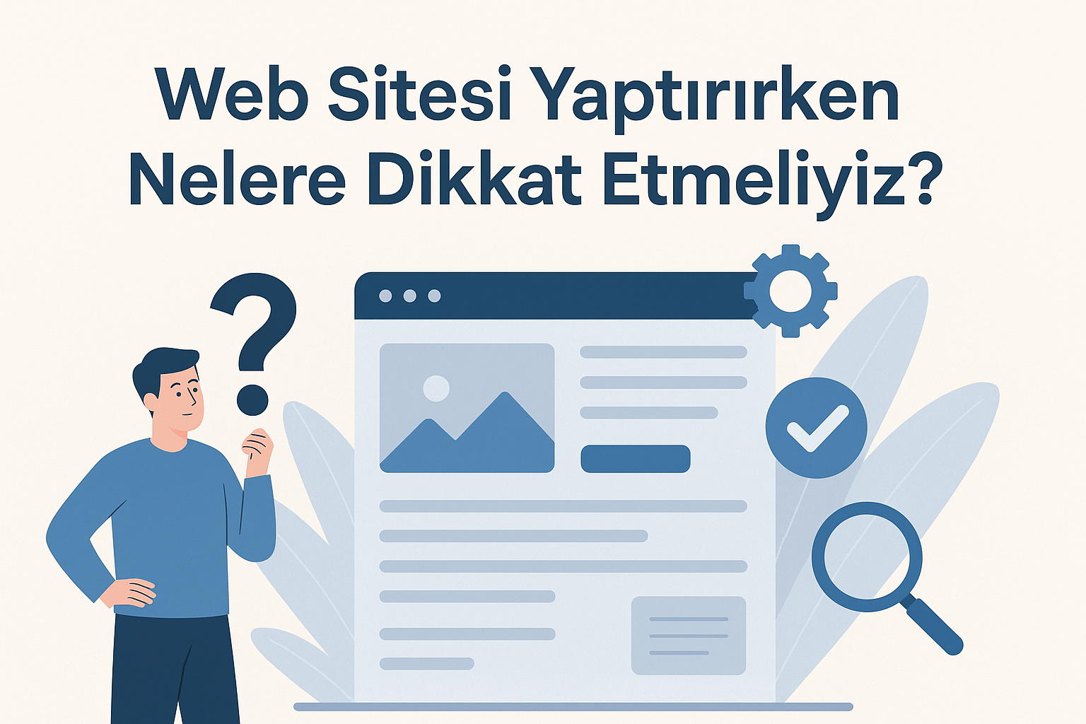 Web Sitesi Yaptırırken Nelere Dikkat Etmeliyiz?